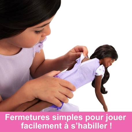 BARBIE - MA PREMIERE BARBIE BRUNE - poupée - 3 ans et + VIOLET 5 - vertbaudet enfant 