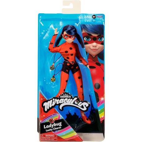 Poupée Miraculous 26 cm - BANDAI - Ladybug Lucky Charm ROUGE 3 - vertbaudet enfant 