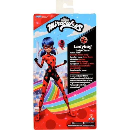 Poupée Miraculous 26 cm - BANDAI - Ladybug Lucky Charm ROUGE 4 - vertbaudet enfant 