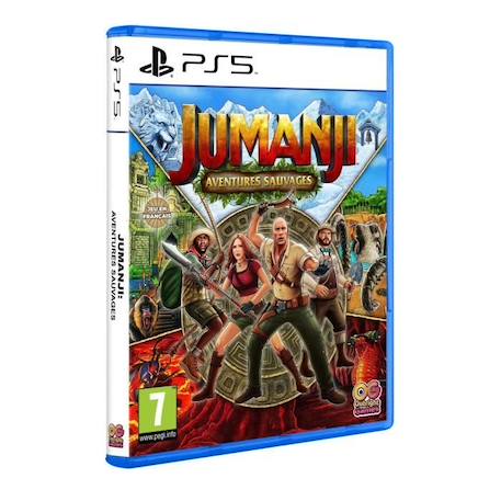 Jumanji - Aventures Sauvages - Jeu PS5 BLANC 1 - vertbaudet enfant 