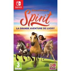 Jouet-Jeux vidéos et jeux d'arcade-Jeux vidéos-Dreamworks SPIRIT - La Grande Aventure de Lucky Jeu Switch