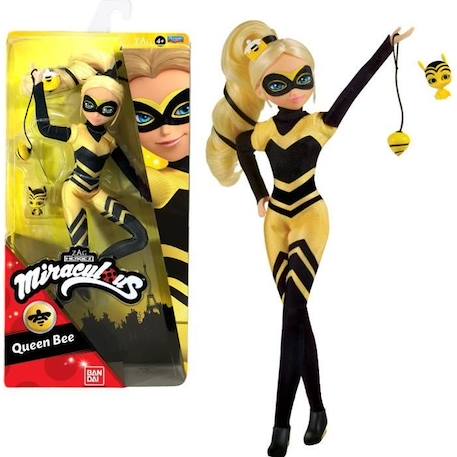 Miraculous Ladybug - Poupée mannequin 26 cm : Queen Bee - BANDAI JAUNE 1 - vertbaudet enfant 