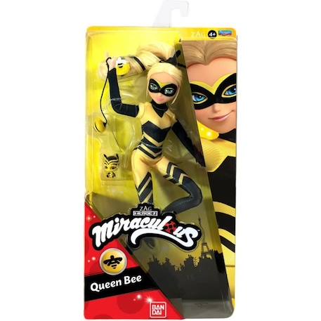 Miraculous Ladybug - Poupée mannequin 26 cm : Queen Bee - BANDAI JAUNE 4 - vertbaudet enfant 