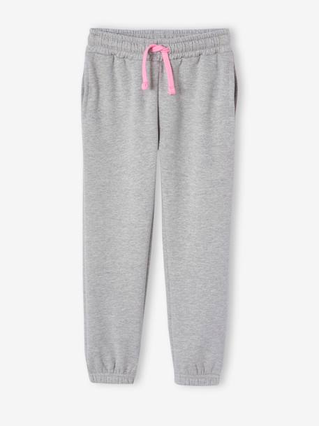 Ensemble sport sweat + jogging en molleton fille rose bonbon 3 - vertbaudet enfant 