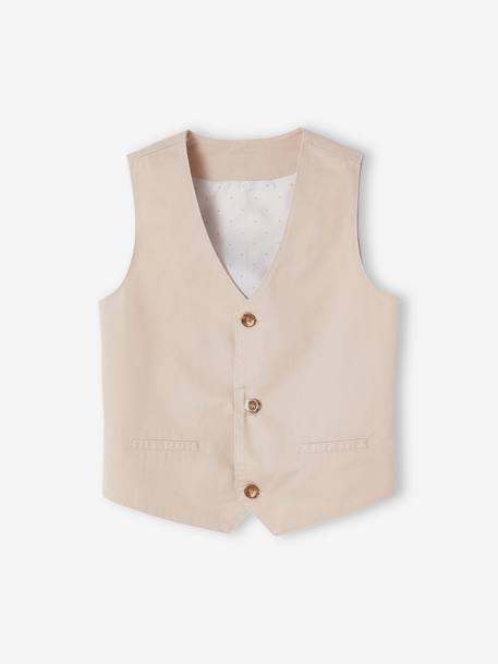 Ensemble cérémonie 4 pièces garçon beige 4 - vertbaudet enfant 