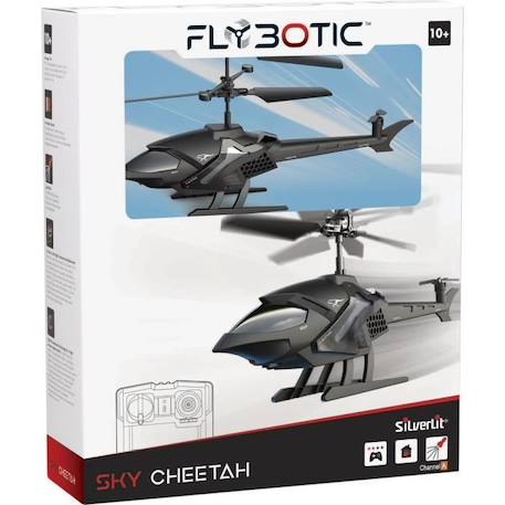 Hélicoptère télécommandé - FLYBOTIC - Sky cheetah - 24cm - 3 canaux - Dès 10ans NOIR 4 - vertbaudet enfant 