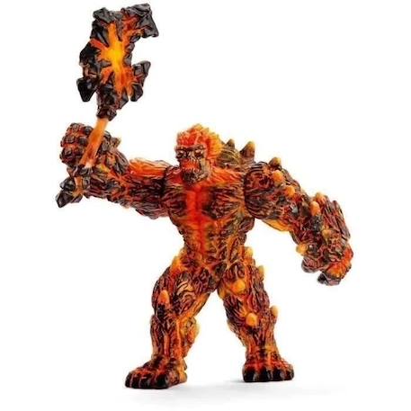 Golem de lave avec arme, Schleich 42447 Eldrador Creature, Figurine d'action très durable, Dès 7 ans ORANGE 1 - vertbaudet enfant 