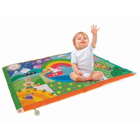 Tapis Matelassé (135x90cm) - Tapis d'Eveil - Tapis Baby Friends - Clementoni - Dès la Naissance VERT 5 - vertbaudet enfant 