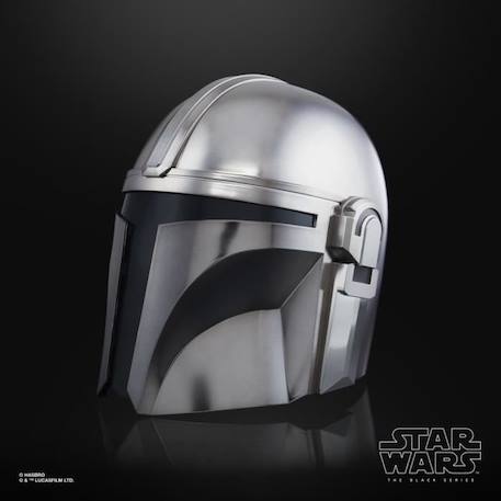 Casque électronique The Mandalorian, Casque premium pour cosplay, dès 14 ans, Star Wars The Black Series GRIS 4 - vertbaudet enfant 