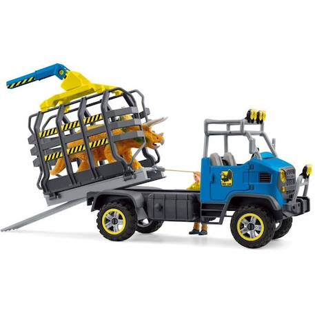 Mission de transport Dino, coffret de 43 pièces avec figurine tricératops et camion de transport, jouets dinosaures pour enfants BLEU 6 - vertbaudet enfant 
