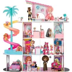 Jouet-Poupons et poupées-L.O.L. Surprise Maison de poupée en bois - Fashion House - 4 étages - H 120 cm