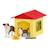 Figurine Niche pour Chien , pour enfants dès 3 ans, coffret, 18,8 x 8,2 x 14,7 cm - Schleich 42573 FARM WORLD JAUNE 2 - vertbaudet enfant 