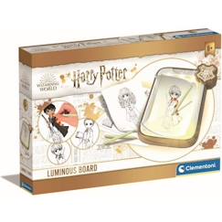 Jouet-Activités artistiques et musicales-Clementoni - Tableau lumineux - Harry Potter