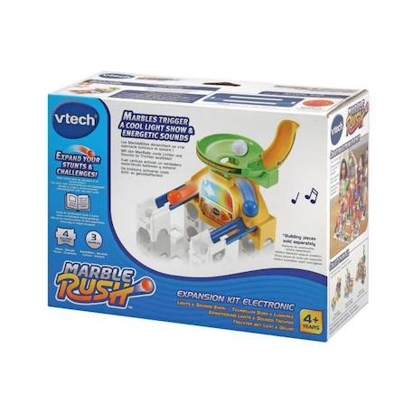 Circuit à Billes Marble Rush - VTECH - Expansion Kit Electronic - Tourbillon Sons et Lumières ORANGE 3 - vertbaudet enfant 