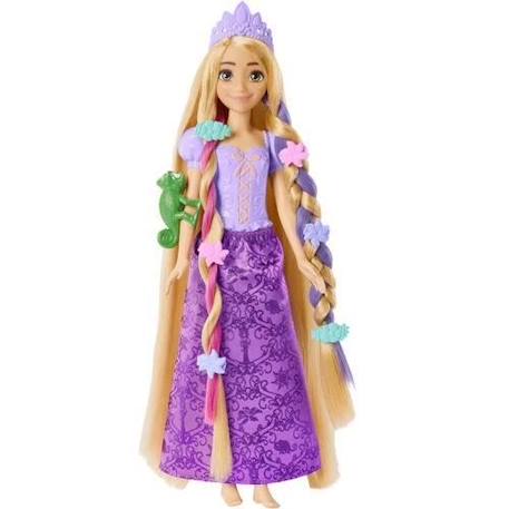 Raiponce Chevelure Conte de fées Mattel Poupée Disney Princesses HLW18 VIOLET 6 - vertbaudet enfant 