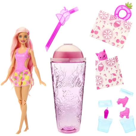 Poupée mannequin Barbie - Barbie Pop Reveal Fraise Sucre - HNW41 - 8 surprises - Multicolore ROSE 1 - vertbaudet enfant 