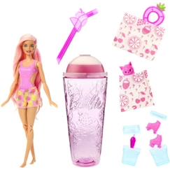 Jouet-Poupons et poupées-Poupées mannequins et accessoires-Poupée mannequin Barbie - Barbie Pop Reveal Fraise Sucre - HNW41 - 8 surprises - Multicolore