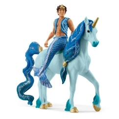 -Figurine Trition Aryon et Licorne Bleue -Set de 2 Pièces - Jouets Durables pour Divertissement et Jeux de Simulation - Cadeau pour