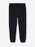 Pantalon jogging Basics garçon en molleton dark bleu ardoise+gris moyen chiné+marine chiné+noir+noir chiné+noisette+ocre+rouge+vert sapin 21 - vertbaudet enfant 