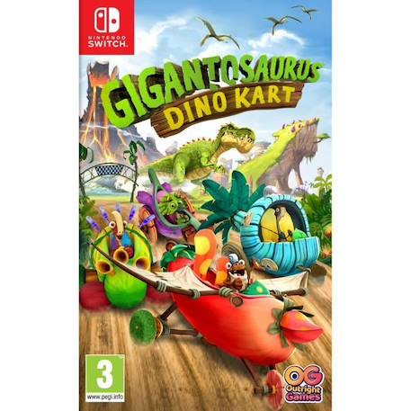 Gigantosaurus Dino Kart Jeu Switch VERT 1 - vertbaudet enfant 