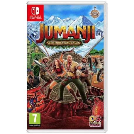 Jumanji - Aventures Sauvages - Jeu Nintendo Switch BLANC 1 - vertbaudet enfant 