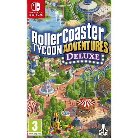 RollerCoaster Tycoon Adventures Deluxe Edition - Jeu Nintendo Switch BLANC 1 - vertbaudet enfant 