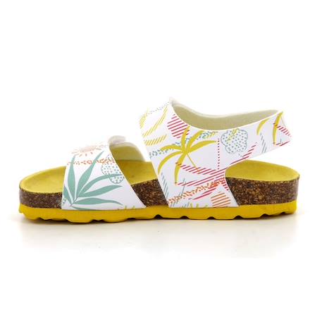 KICKERS Sandales Summerkro BLANC+ROSE 4 - vertbaudet enfant 