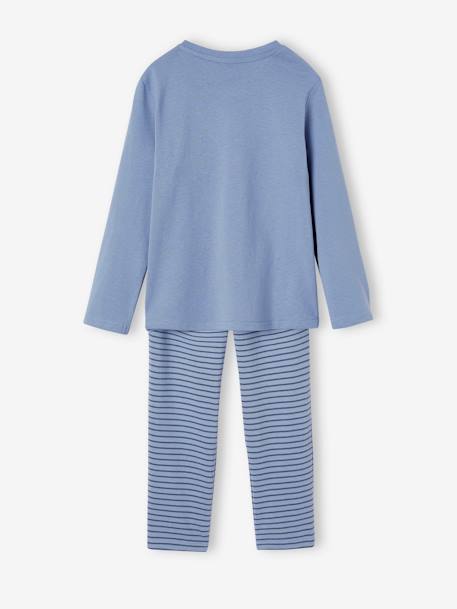 Pyjama dino BASICS garçon en jersey bleu 5 - vertbaudet enfant 