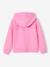 Sweat zippé à capuche motif 'Team' sport fille marine+rose bonbon+vert 7 - vertbaudet enfant 