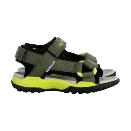 Sandales Enfant Geox Borealis - Militaire-Lime VERT 3 - vertbaudet enfant 