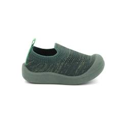 KICKERS Chaussons Kick Easy vert Garçon  - vertbaudet enfant