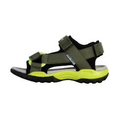 Chaussures-Chaussures garçon 23-38-Sandales-Sandales Enfant Geox Borealis - Militaire-Lime