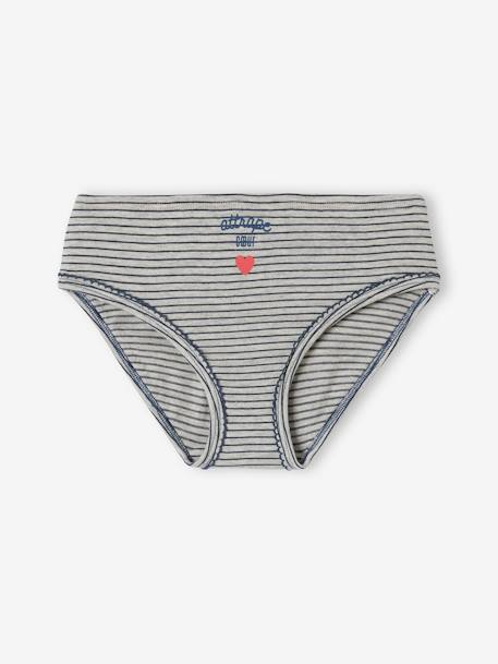 Lot de 7 culottes coeur fille marine 6 - vertbaudet enfant 