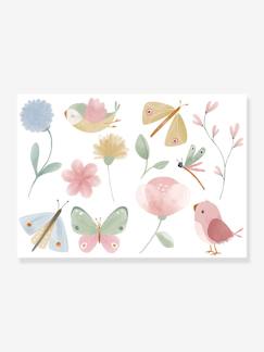 Linge de maison et décoration-Décoration-Sticker mural - Flowers & Butterflies - LITTLE DUTCH