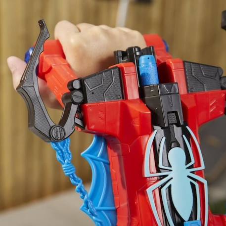 Blaster double attaque SpiderMan, Nerf, Marvel, Pistolet à eau et fléchettes, Jouets de Super-héros, dès 5 Ans NOIR 4 - vertbaudet enfant 