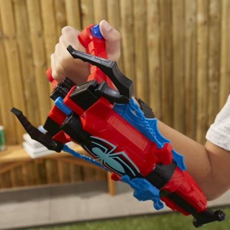 Blaster double attaque SpiderMan, Nerf, Marvel, Pistolet à eau et fléchettes, Jouets de Super-héros, dès 5 Ans NOIR 5 - vertbaudet enfant 