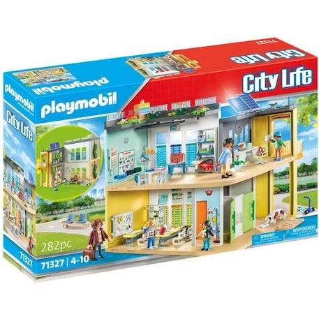 PLAYMOBIL 71327 Ecole aménagée, City Life, L'école, 282 pièces, Mixte, Pour enfant dès 4 ans BLANC 1 - vertbaudet enfant 