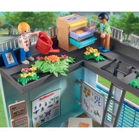 PLAYMOBIL 71327 Ecole aménagée, City Life, L'école, 282 pièces, Mixte, Pour enfant dès 4 ans BLANC 4 - vertbaudet enfant 