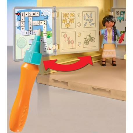 PLAYMOBIL 71327 Ecole aménagée, City Life, L'école, 282 pièces, Mixte, Pour enfant dès 4 ans BLANC 6 - vertbaudet enfant 