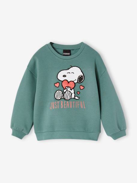 Fille-Pull, gilet, sweat-Sweat Snoopy Peanuts® fille