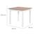 ROBA Ensemble Table + 2 Chaises Enfants Woody - Table de Jeu et d'Apprentissage - Résistants aux Rayures - Blanc / Décor Bois BLANC 4 - vertbaudet enfant 