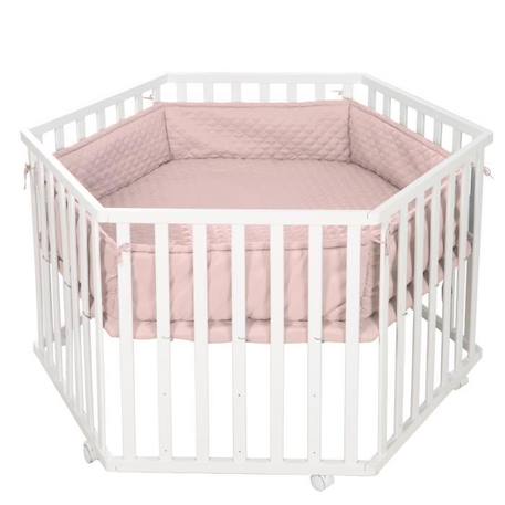 Tapis de Parc Bébé roba Style - Rembourrage Latéral Sécurisé - Rose / Mauve ROSE 2 - vertbaudet enfant 