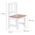 ROBA Ensemble Table + 2 Chaises Enfants Woody - Table de Jeu et d'Apprentissage - Résistants aux Rayures - Blanc / Décor Bois BLANC 3 - vertbaudet enfant 