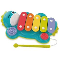 -BabyClementoni - Xylodino - Xylophone - Jouet Musical Dinosaure - 5 Lames Colorées