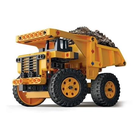 Clementoni - Atelier mécanique - Camion de chantier - 2 modèles à assembler - Dés 8 ans BLANC 4 - vertbaudet enfant 