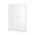 Armoire Bébé 3 Portes Battantes Clara - ROBA - Blanc - Style Scandinave - Moderne BLANC 1 - vertbaudet enfant 