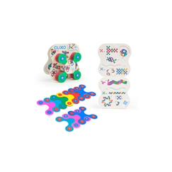 Jouet-tiny & mighty clixo - jeu de construction magnetique, flexible, durable; imaginatif - 9 pieces - des 4 ans