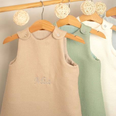 Gigoteuse d'été en Nid d'Abeille TOG 05 BEIGE+BLANC+BLEU+BLEU+ROSE+ROSE+VERT 28 - vertbaudet enfant 