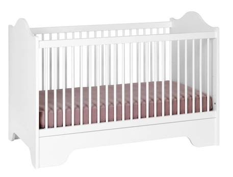 Lit bébé évolutif Occitane 70x140 - Blanc BLANC 3 - vertbaudet enfant 