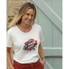 T-shirt de grossesse Rock rouge  - vertbaudet enfant